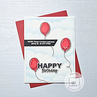 Birthday Balloons - Clear Stamp