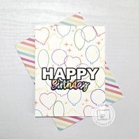 Birthday Balloons - Clear Stamp