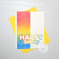 Birthday Balloons - Clear Stamp