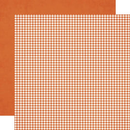Harvest Gingham - Simple Vintage Autumn Breeze Double-Sided Cardstock 12"X12"