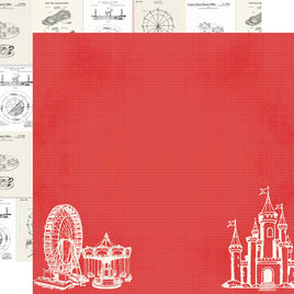 This Right Here - Simple Stories Happiest Place Double-Sided Cardstock 12"X12"