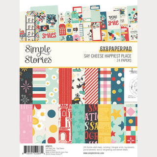 Say Cheese Happiest Place - Simple Stories Paper Pad 6