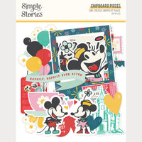 Say Cheese Happiest Place - Simple Stories Chipboard