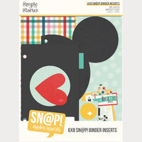 Say Cheese Happiest Place - Simple Stoires SN@P! Binder Inserts 6"X8"