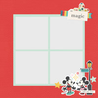 Say Cheese Happiest Place - Simple Stories Simple Page Pieces Die Cuts