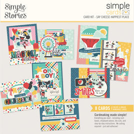 Say Cheese Happiest Place - Simple Stories Simple Cards Card Kit