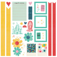 Say Cheese Happiest Place - Simple Stories Simple Pages Page Kit