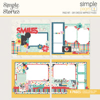 Say Cheese Happiest Place - Simple Stories Simple Pages Page Kit
