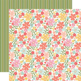 Simple Joys - Simple Stories Pink Lemonade Double-Sided Paper12"X12"
