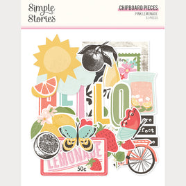 Pink Lemonade - Simple Stories Chipboard