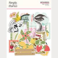 Pink Lemonade - Simple Stories Bits & Pieces Die Cuts
