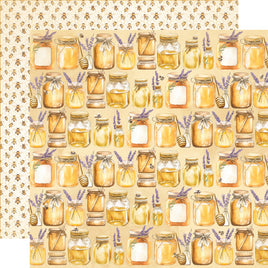 Just Bee You - Simple Stories Lavender Fields Double-Sided Paper12"X12"