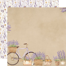 Life Is Sweet - Simple Stories Lavender Fields Double-Sided Paper12"X12"