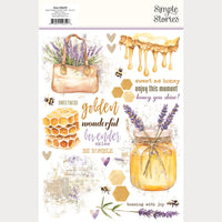Simple Vintage Lavender Fields - Simple Stories Rub Ons