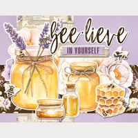 Simple Vintage Lavender Fields - Simple Stoires Simple Cards Card Kit