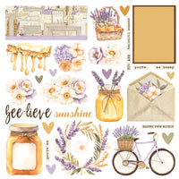 Simple Vintage Lavender Fields - Simple Stoires Simple Cards Card Kit