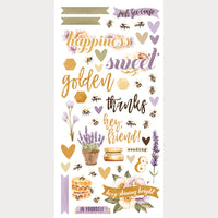 Simple Vintage Lavender Fields - Simple Stoires Simple Cards Card Kit