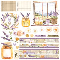 Simple Vintage Lavender Fields - Simple Stories Simple Pages Page Kit
