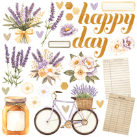 Simple Vintage Lavender Fields - Simple Stories Simple Pages Page Kit