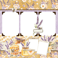 Simple Vintage Lavender Fields - Simple Stories Simple Pages Page Kit