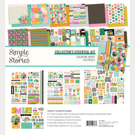 Color Me Happy - Simple Stories Collector's Essential Kit 12"X12"