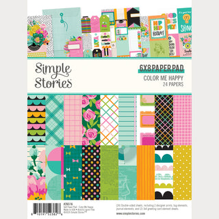 Color Me Happy - Simple Stories Paper Pad 6