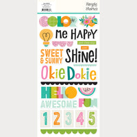 Color Me Happy - Simple Stories Foam Stickers