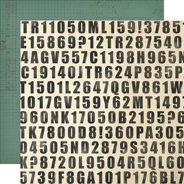 Carve Your Path - Simple Stories Rustic Legend Double-Sided Paper12"X12"