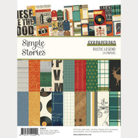 Rustic Legend - Simple Stories Paper Pad 6"X8"