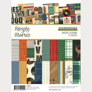 Rustic Legend - Simple Stories Paper Pad 6