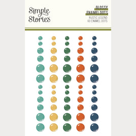 Rustic Legend - Simple Stories Glossy Enamel Dots