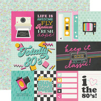 Totally 80's - Simple Stories Collection Kit 12"X12"