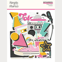Totally 80's - Simple Stories Bits & Pieces Die Cuts
