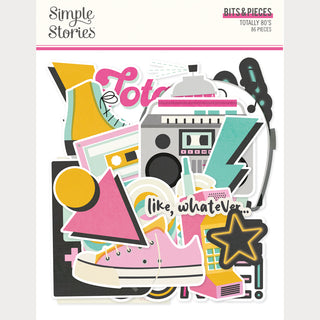 Totally 80's - Simple Stories Bits & Pieces Die Cuts