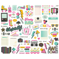 Totally 80's - Simple Stories Bits & Pieces Die Cuts