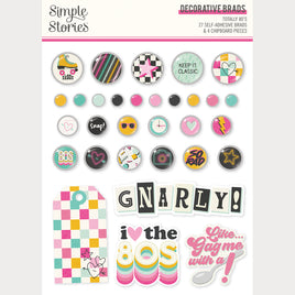 Totally 80's - Simple Stories Adhesive Brads