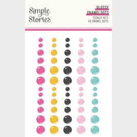 Totally 80's - Simple Stories Glossy Enamel Dots