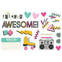 Totally 80's - Simple Stories Simple Page Pieces Die Cuts