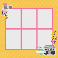 Totally 80's - Simple Stories Simple Page Pieces Die Cuts