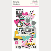 Totally 80's - Simple Stories Simple Page Pieces Die Cuts