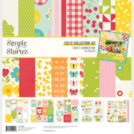 Sweet Summertime - Simple Stories Collection Kit 12"X12"