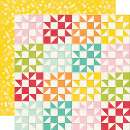 Summer Fun - Simple Stories Sweet Summertime Double-Sided Paper 12"X12"