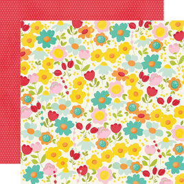 Backyard Memories - Simple Stories Sweet Summertime Double-Sided Paper 12"X12"