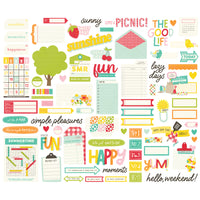 Sweet Summertime - Simple Stoires Journal Bits & Pieces Die Cuts