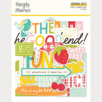 Sweet Summertime - Simple Stoires Journal Bits & Pieces Die Cuts