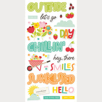 Sweet Summertime - Simple Stories Foam Stickers
