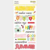Sweet Summertime - Simple Stories Foam Stickers