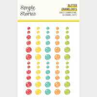Sweet Summertime - Simple Stories Glitter Enamel Dots