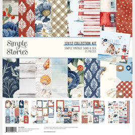 Simple Vintage Sand & Sea - Simple Stories Collection Kit 12"X12"