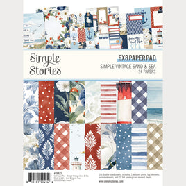 Simple Vintage Sand & Sea - Simple Stories Paper Pad 6"X8"
